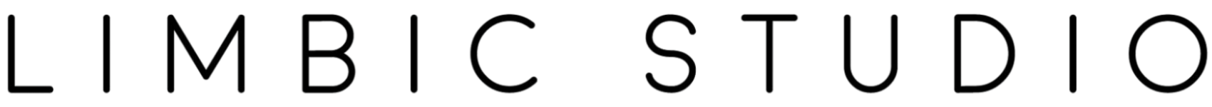 Logotipo horizontal de Limbic Studio en color negro